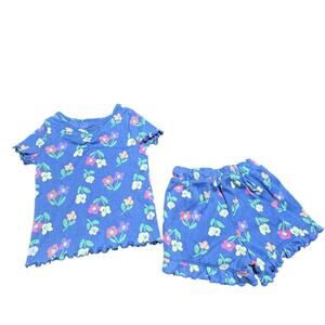 NWOT Jumping Bean floral ruffle short set girls 4T